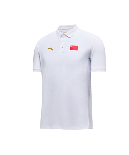 國旗男女同款短袖POLO